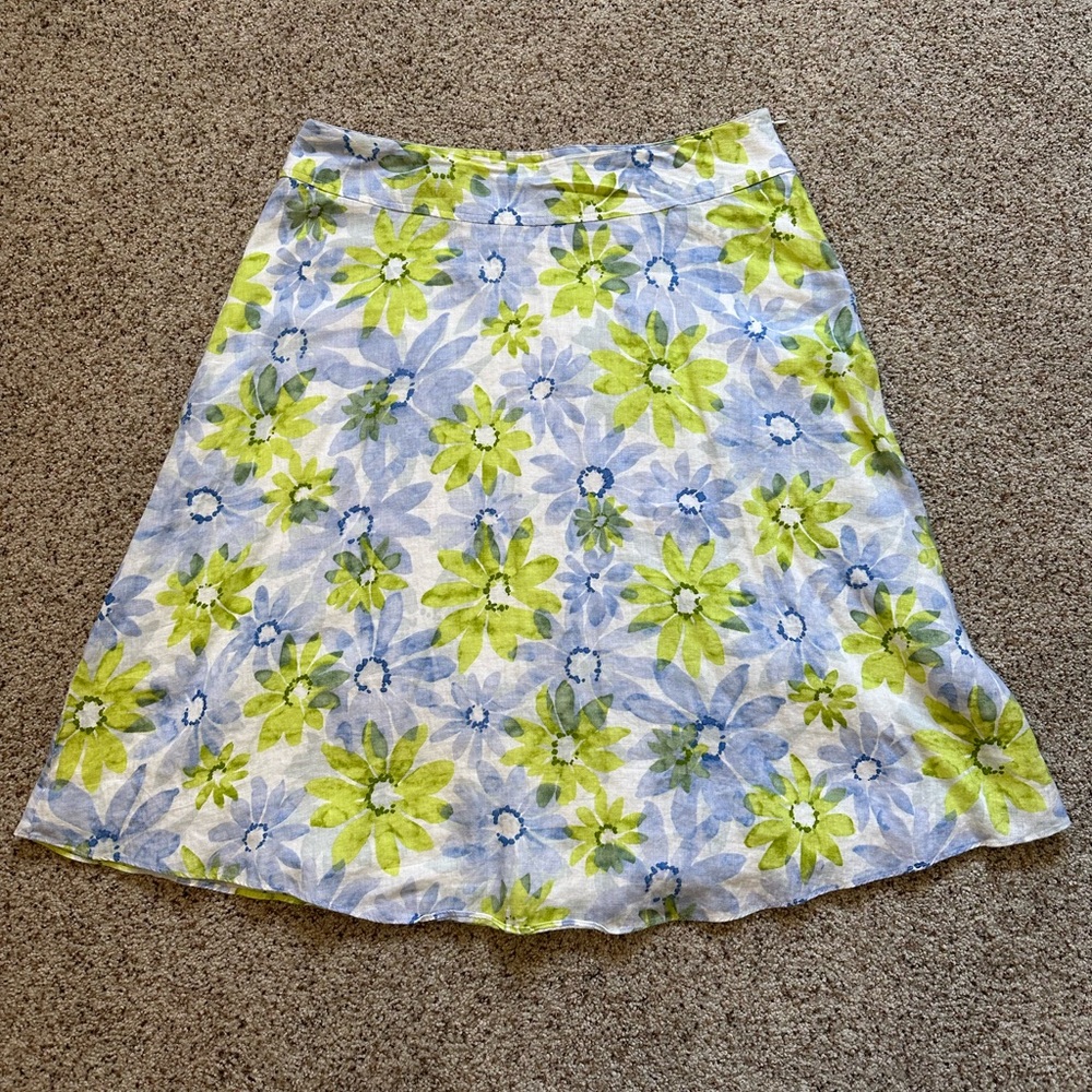 Liz Claiborne Linen skirt size 10